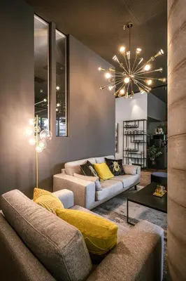 Ein Sitzbereich in der Unterkunft Adina Serviced Apartments Vienna