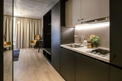 Küche/Küchenzeile in der Unterkunft Adina Serviced Apartments Vienna