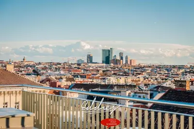Ein allgemeiner Blick auf Wien oder ein Stadtblick von der Ferienwohnung aus