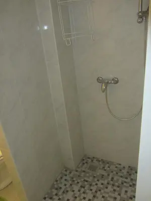 Ein Badezimmer in der Unterkunft FEWO Pazmaniten
