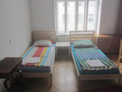 Ein Bett oder Betten in einem Zimmer der Unterkunft FEWO Pazmaniten