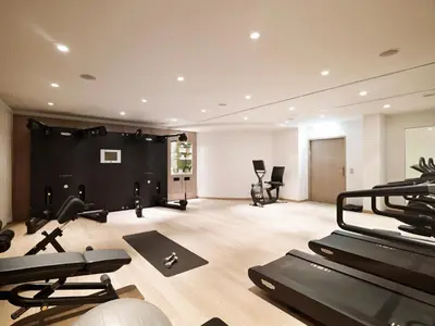 Das Fitnesscenter und/oder die Fitnesseinrichtungen in der Unterkunft Hotel Sans Souci, Vienna