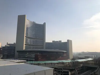 Ein allgemeiner Blick auf Wien oder ein Stadtblick von der Ferienwohnung aus