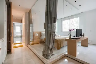 Ein Bett oder Betten in einem Zimmer der Unterkunft Feel Home in Vienna