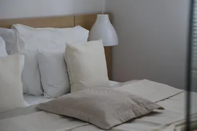 Ein Bett oder Betten in einem Zimmer der Unterkunft Elegant Cozy Apartment