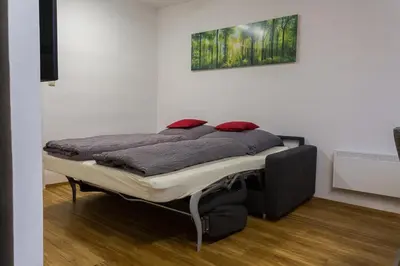 Ein Bett oder Betten in einem Zimmer der Unterkunft eder-home