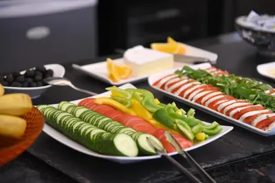 Essen im Hotel oder in der Nähe