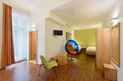 Ein Bett oder Betten in einem Zimmer der Unterkunft Hotel Mocca