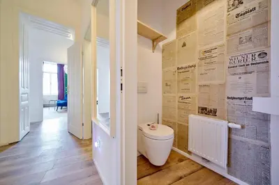 Ein Badezimmer in der Unterkunft Leuhusen Collection Vienna, Wien