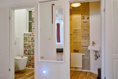 Ein Badezimmer in der Unterkunft Leuhusen Collection Vienna, Wien