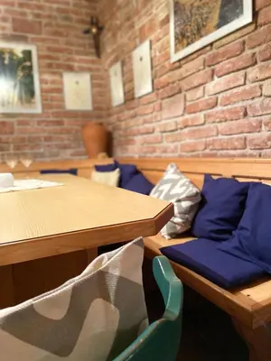 Ein Sitzbereich in der Unterkunft Landhaus nähe Neusiedler See