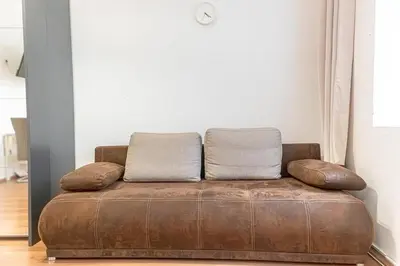 Ein Sitzbereich in der Unterkunft Comfortable 1BR Apt In Perfect Location