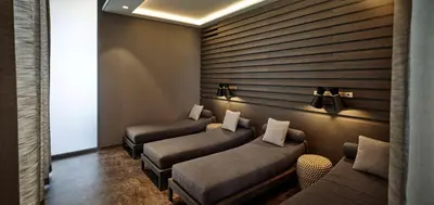 Ein Sitzbereich in der Unterkunft Andaz Vienna Am Belvedere, By Hyatt