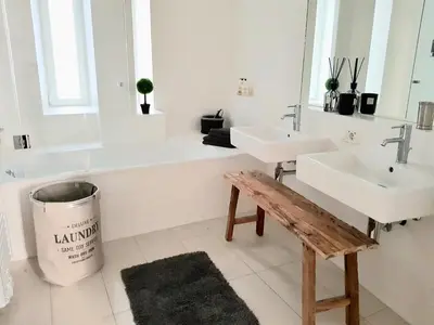 Ein Badezimmer in der Unterkunft Belle Epoque