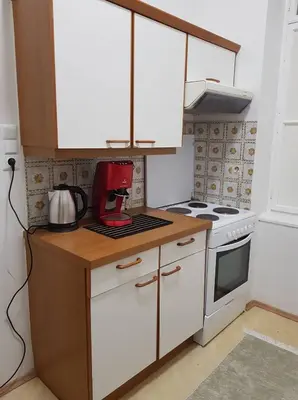 Küche/Küchenzeile in der Unterkunft Ferienwohnung Schloessel 26/16