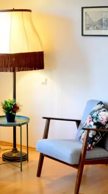 Ein Sitzbereich in der Unterkunft House With Courtyard & Parking Close To Stadtpark