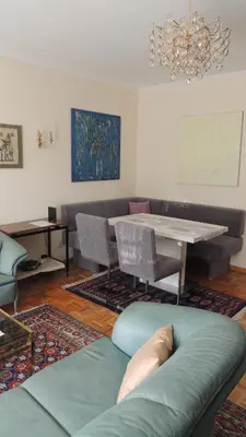 Ein Sitzbereich in der Unterkunft Appartement 