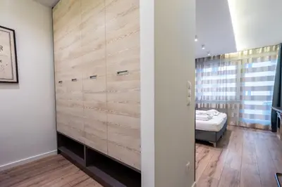 Ein Bett oder Betten in einem Zimmer der Unterkunft Mariahilf Suites