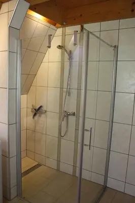 Ein Badezimmer in der Unterkunft Ferienhäuser Finiki