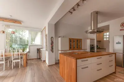 Küche/Küchenzeile in der Unterkunft Familienferienhaus Amelie