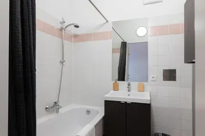 Ein Badezimmer in der Unterkunft Vienna Central Station Residence
