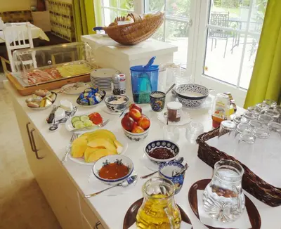 Essen im Privatzimmer oder in der Nähe