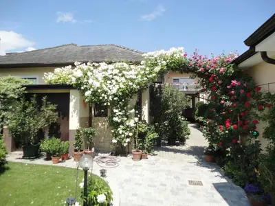 Ein Garten an der Unterkunft Weingut Sommerhof