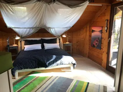 Ein Bett oder Betten in einem Zimmer der Unterkunft Atelier Kurt