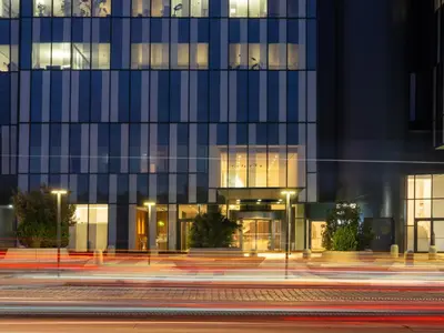 Das Gebäude in dem sich das Hotel befindet
