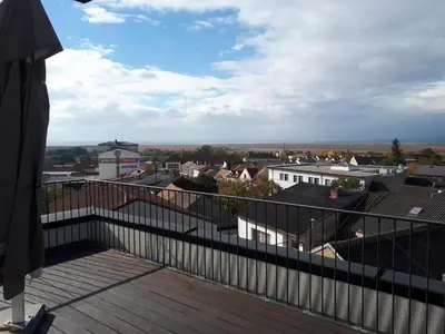 Ein Balkon oder eine Terrasse in der Unterkunft Appartement Hareter