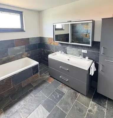 Ein Badezimmer in der Unterkunft das Haus in Jois