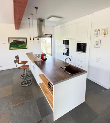 Küche/Küchenzeile in der Unterkunft das Haus in Jois