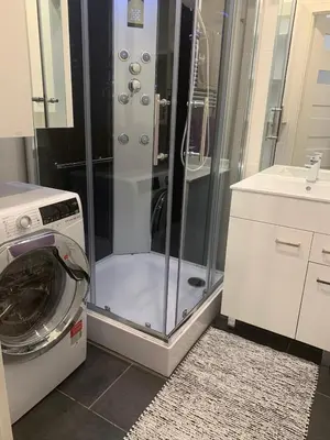 Ein Badezimmer in der Unterkunft VEA Vienna Apartment
