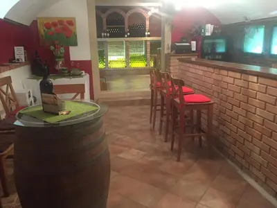 Küche/Küchenzeile in der Unterkunft Weingut Krikler