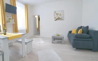Ein Sitzbereich in der Unterkunft Niko Apartment Vienna