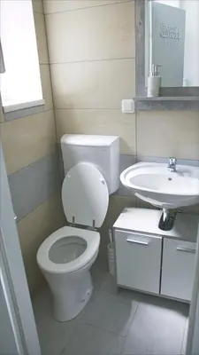 Ein Badezimmer in der Unterkunft Niko Apartment Vienna