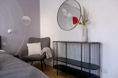 Ein Bett oder Betten in einem Zimmer der Unterkunft Vienna Experience