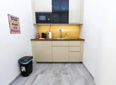 Küche/Küchenzeile in der Unterkunft Radiant Premium Apartments - Fünfhaus