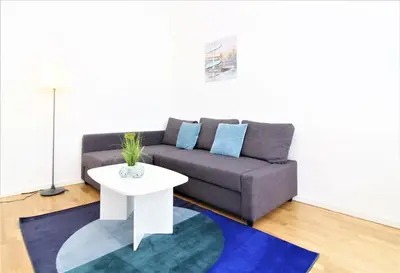 Ein Sitzbereich in der Unterkunft Modern Apartment with Underfloor Heating