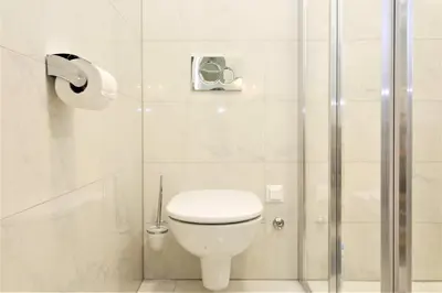 Ein Badezimmer in der Unterkunft Modern Apartment with Underfloor Heating