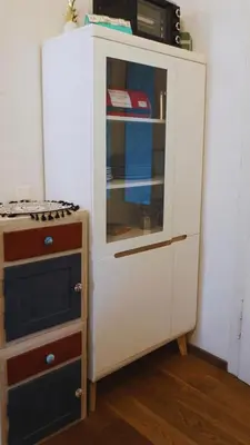 Küche/Küchenzeile in der Unterkunft Apartment mit Balkon