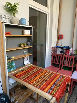 Grundriss der Unterkunft Apartment mit Balkon