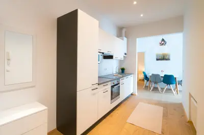 Küche/Küchenzeile in der Unterkunft Vienna Residence, Herbststraße - Ottakring
