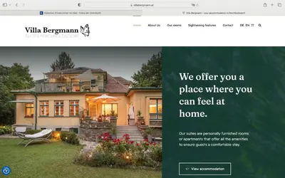 Ein Garten an der Unterkunft Hübsches Privatzimmer mit Bad