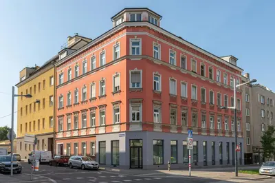 Das Gebäude in dem sich die Ferienwohnung befindet