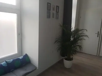 Ein Sitzbereich in der Unterkunft Freinest Wien