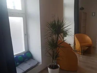 Ein Sitzbereich in der Unterkunft Freinest Wien