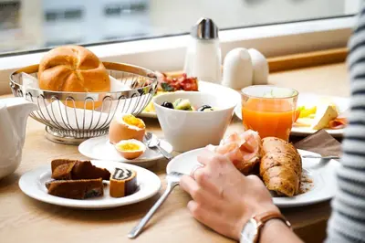 Essen im Hotel oder in der Nähe