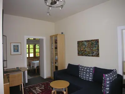 Ein Sitzbereich in der Unterkunft Appartements Alt-Wien 22