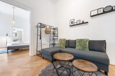 Ein Bett oder Betten in einem Zimmer der Unterkunft KH Apartments Stephansplatz